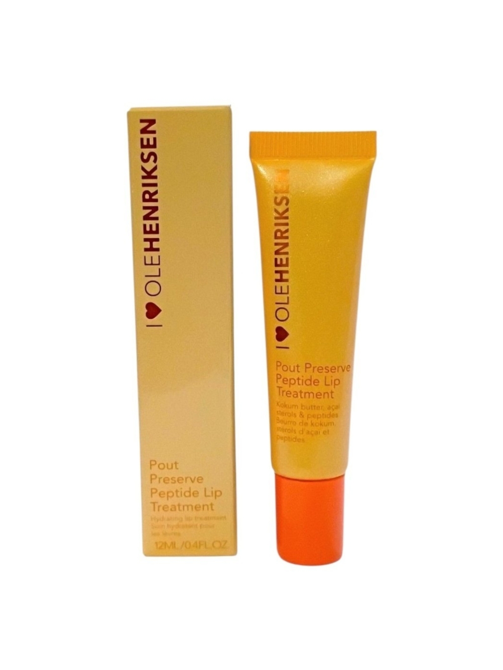 Ole Henriksen Pout Preserve Peptide Lip Treatment Citrus Sunshine Glimmer 12mL